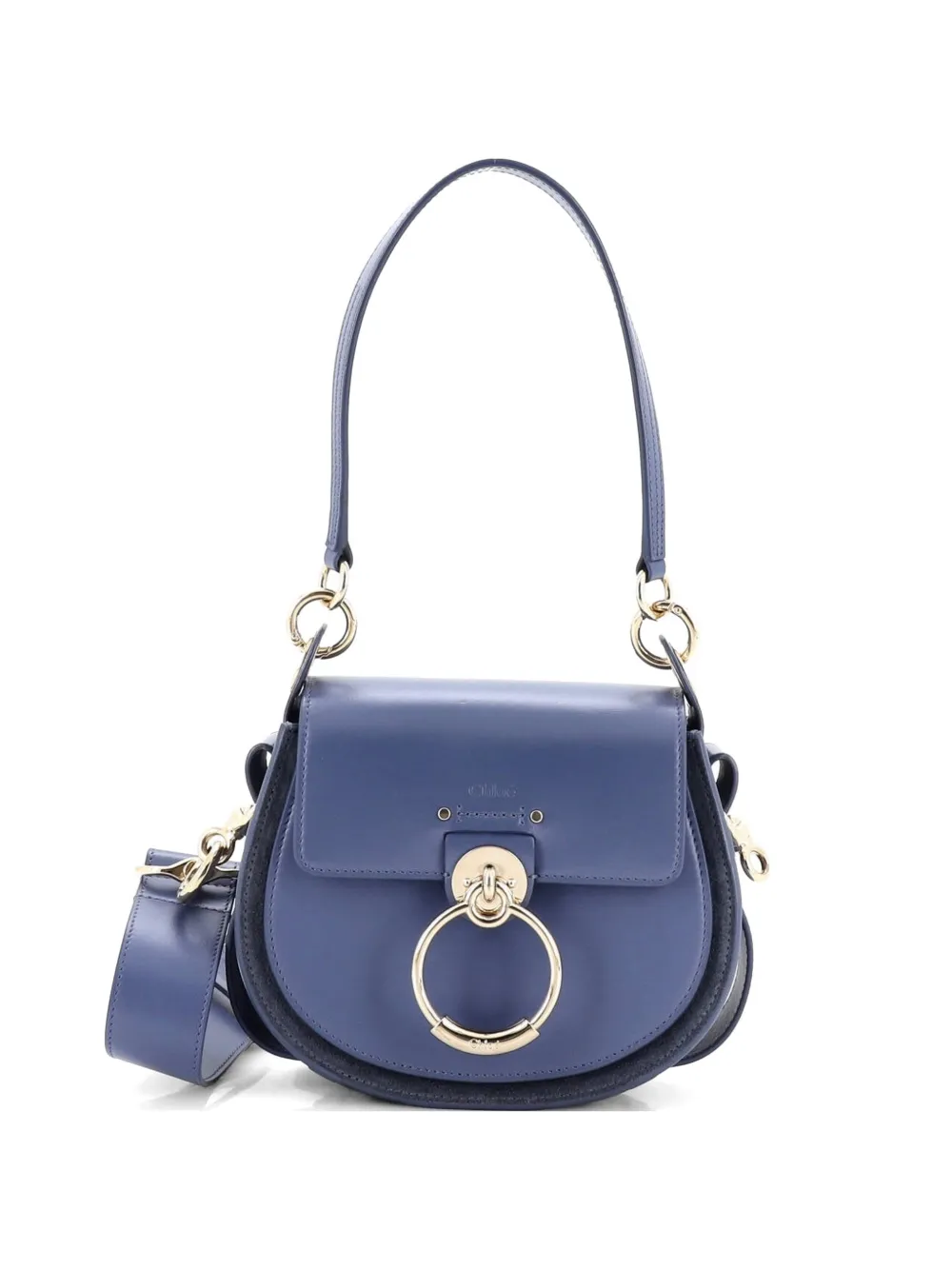 Chloé Pre-Owned Tess Bag Leather Small shoulder bag - Blu