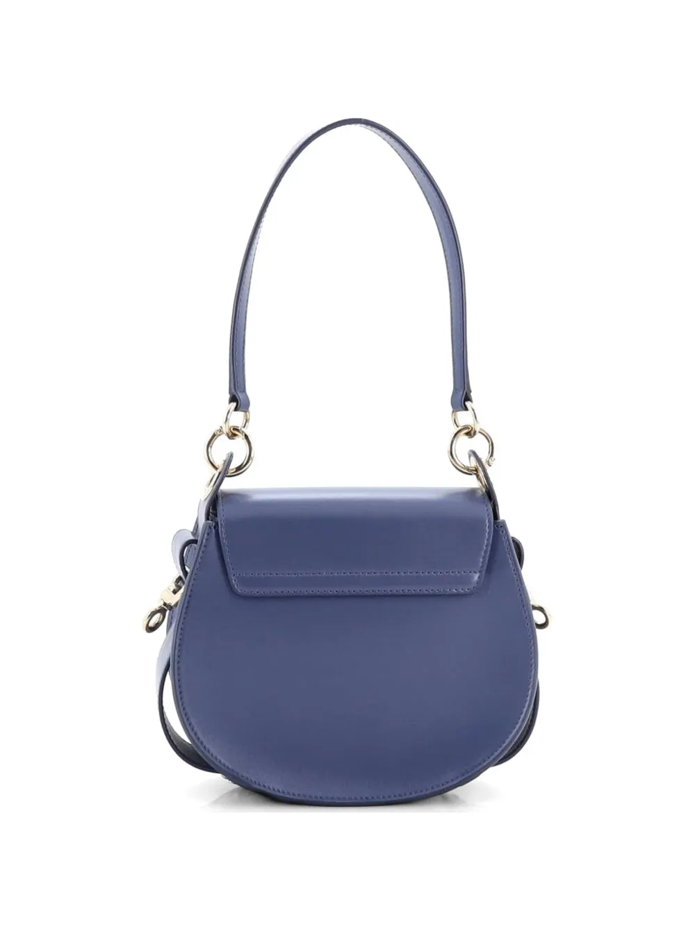 Chloé Pre-Owned Tess Bag Leather Small Shoulder Bag | Blue