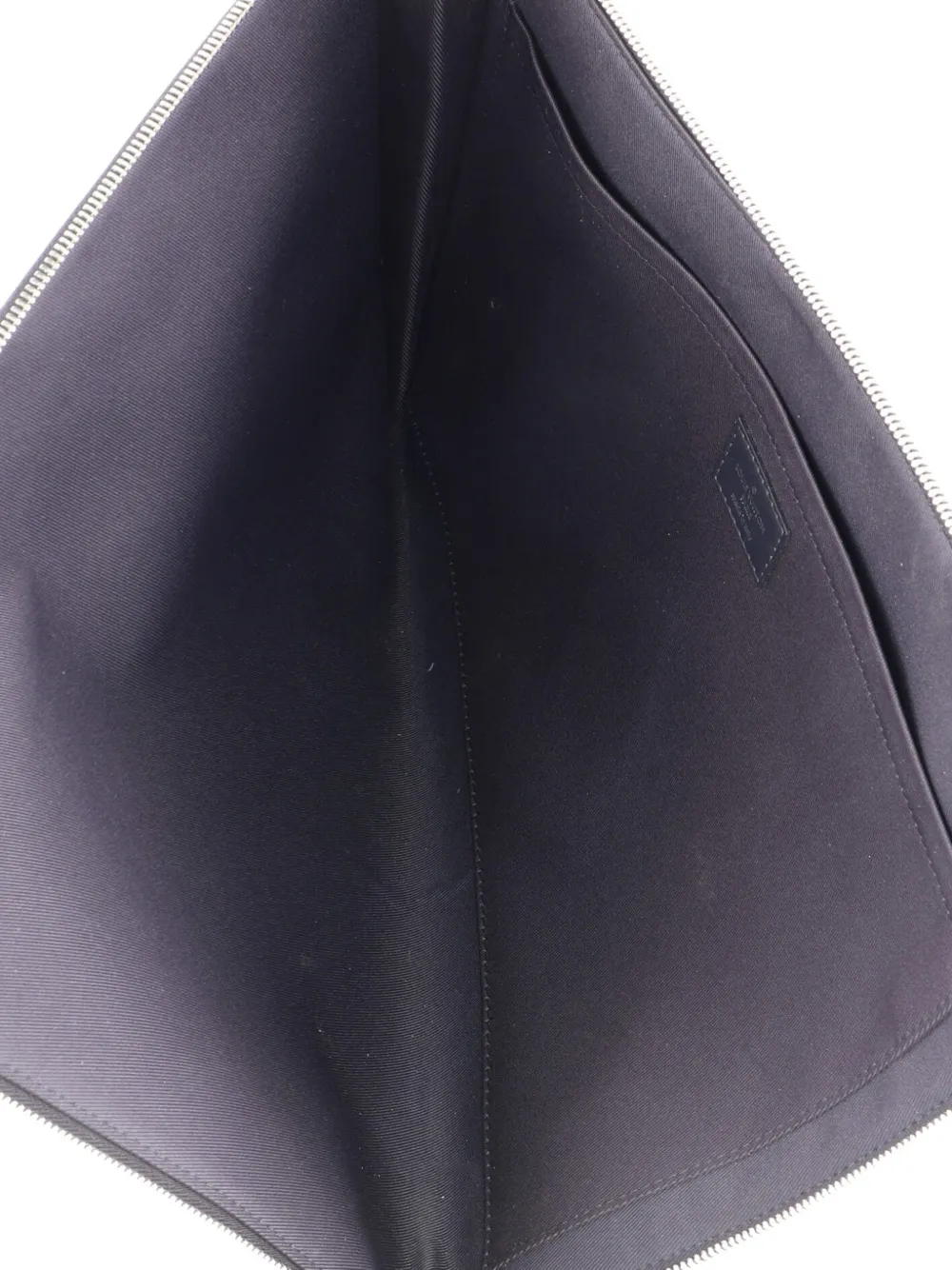 Louis Vuitton Pre-owned Zip Around Pochette Jour Damier Graphite GM Clutch Bag in Black, view 5
