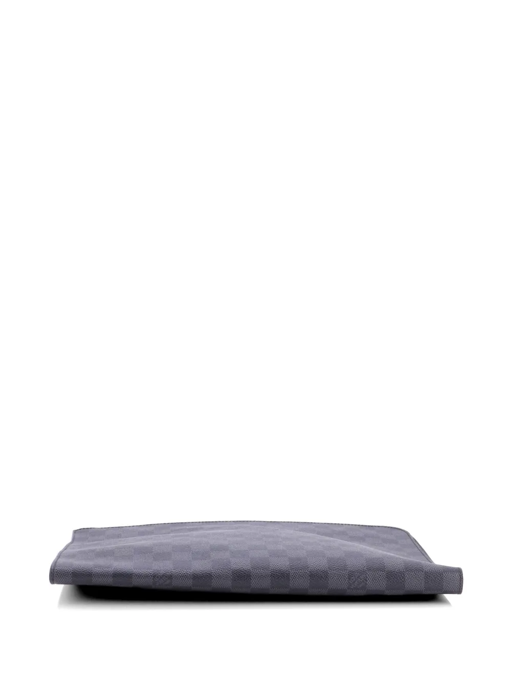 Louis Vuitton Pre-owned Zip Around Pochette Jour Damier Graphite GM Clutch Bag in Black, view 3