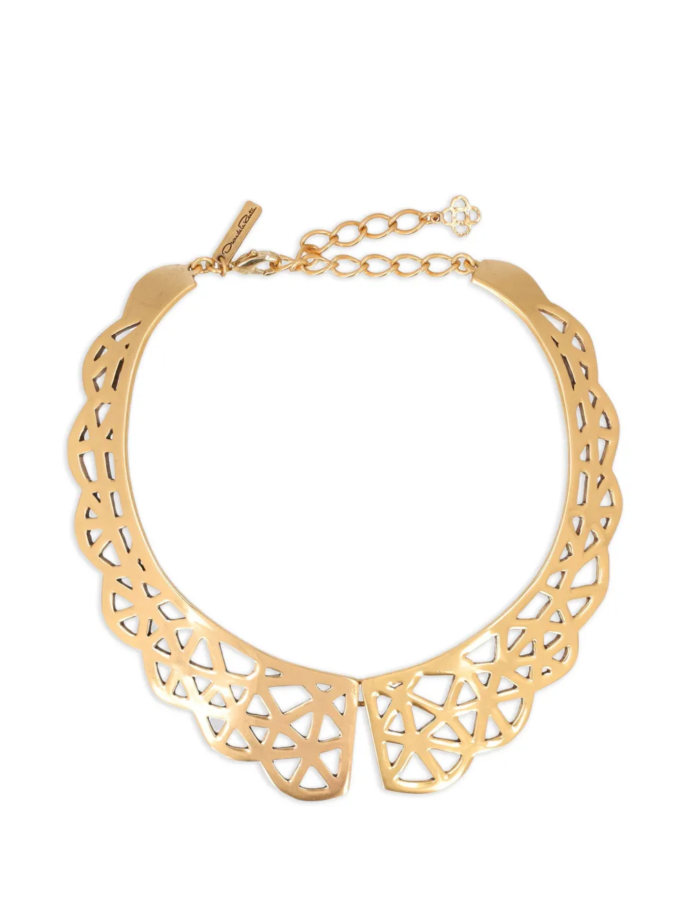 Oscar de la Renta Pre-Owned cut-out Bijoux necklace - Oro