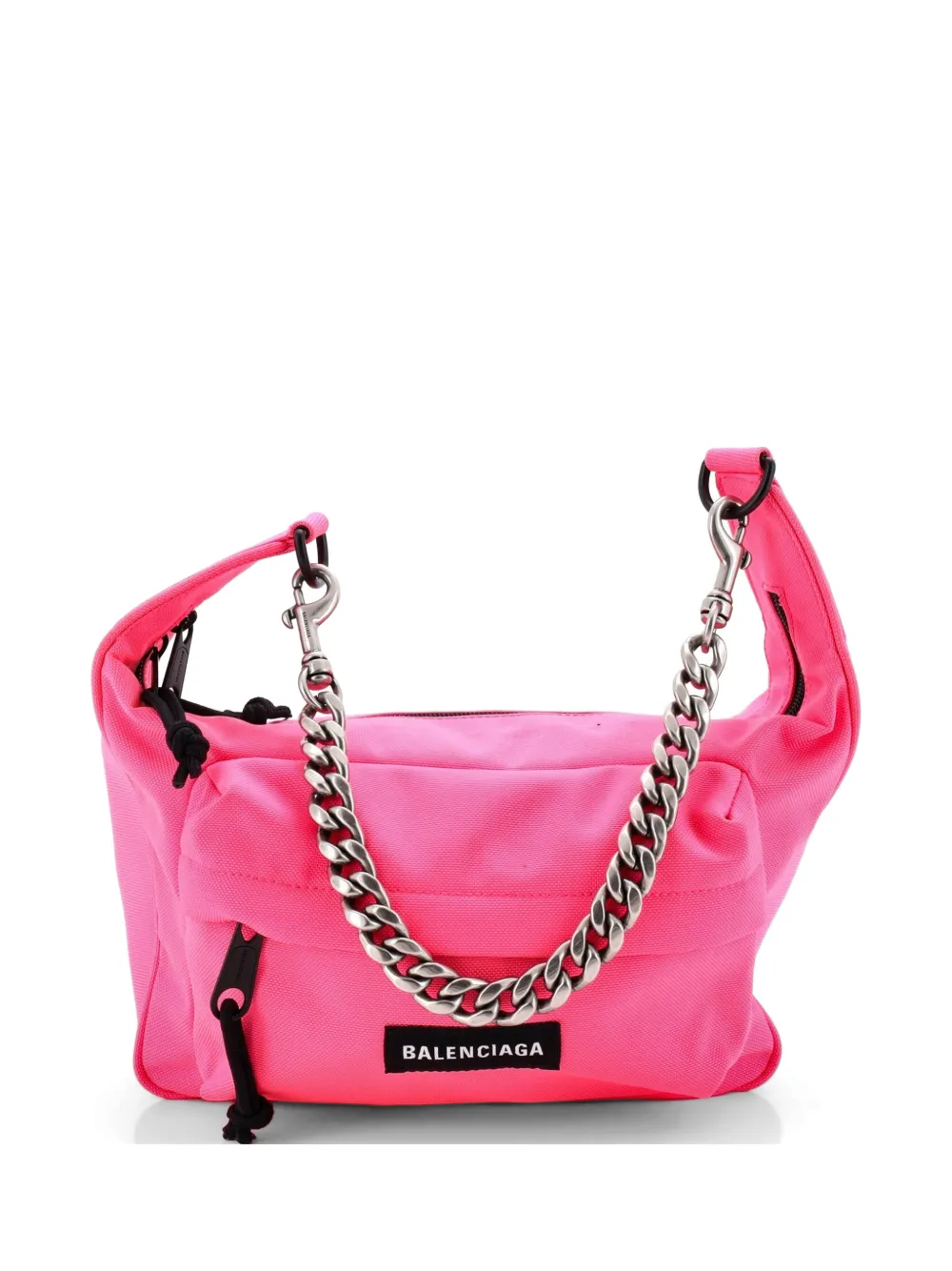 Balenciaga Pre-Owned Raver Chain Canvas shoulder bag - Rosa