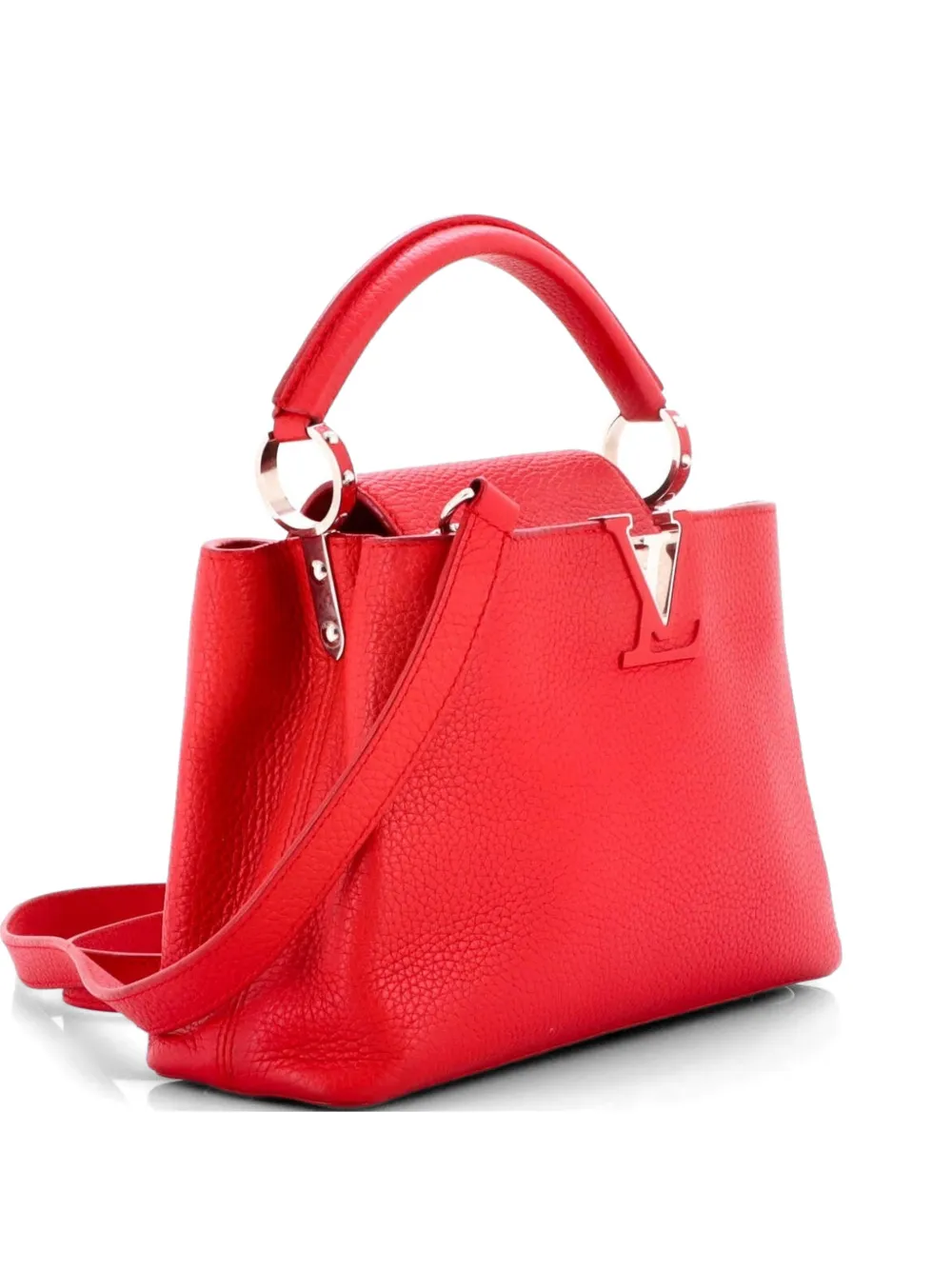 Louis Vuitton Pre-Owned Capucines Bag Leather BB satchel - Rosso