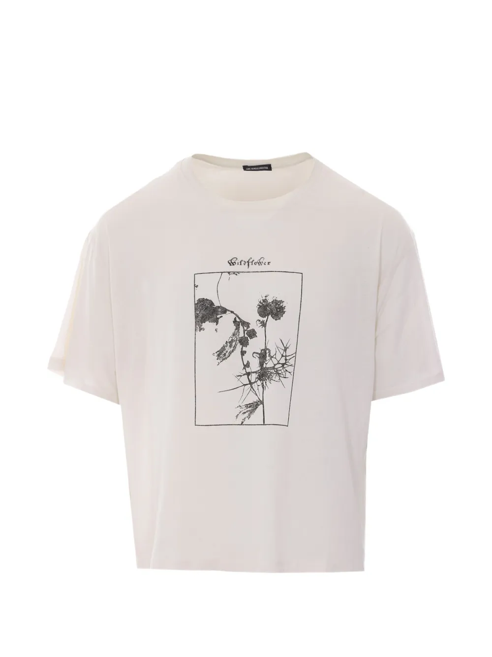 Ann Demeulemeester floral-print T-shirt - Bianco