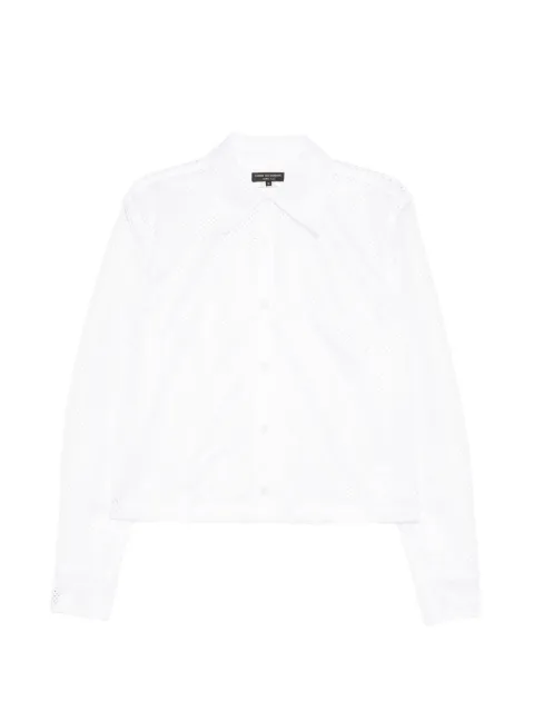 Comme des Garçons Homme Plus camisa manga larga de malla