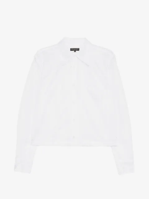 Comme des Garçons Homme Plus camisa manga larga de malla