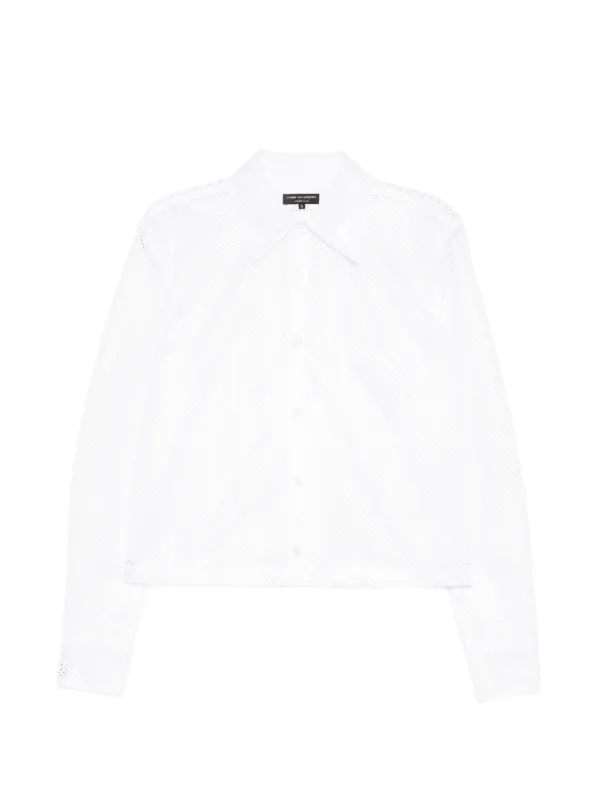Comme Des Garçons Homme Plus メッシュ ロングスリーブ シャツ