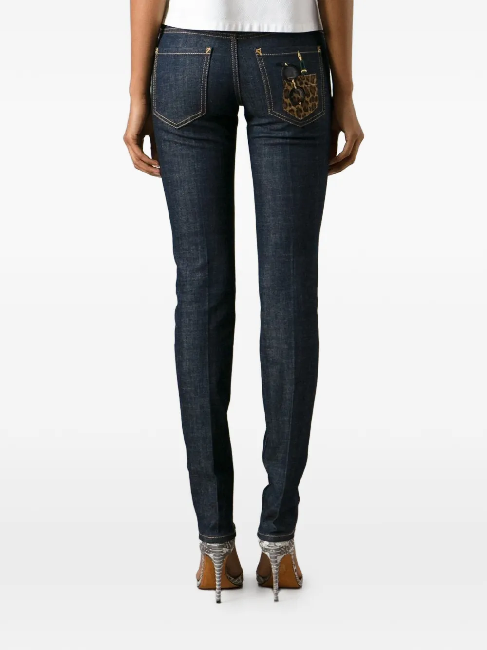 DSQUARED2 Jeans met luipaardprint Blauw