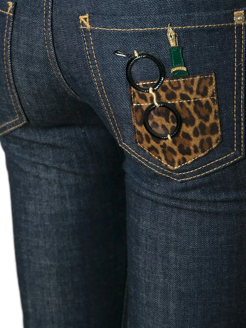 DSQUARED2 Jeans met luipaardprint Blauw