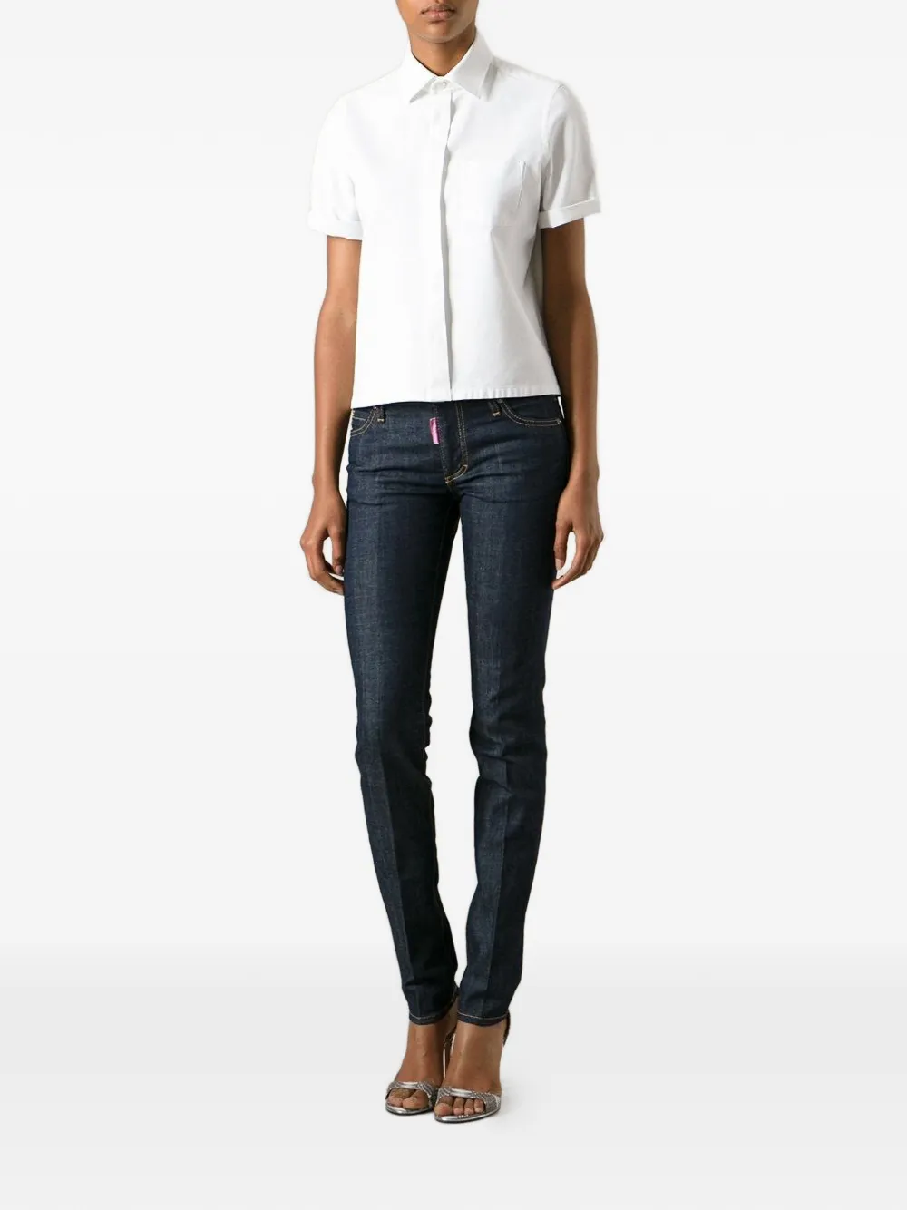 DSQUARED2 Jeans met luipaardprint Blauw