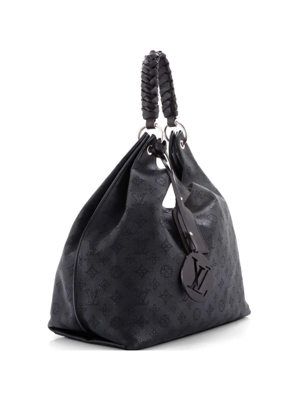 Louis Vuitton Pre-Owned Carmel Mahina Leather hobo bag - Nero