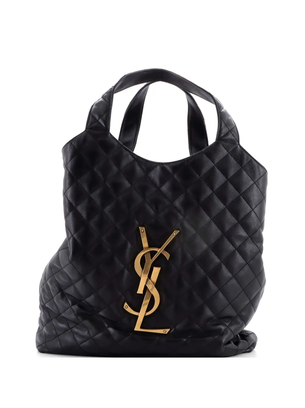 Saint Laurent Pre-Owned Icare Shopping Quilted Leather Maxi tote bag - Nero