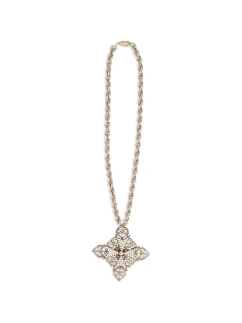 Dolce & Gabbana Pre-Owned collar con detalles de cristal