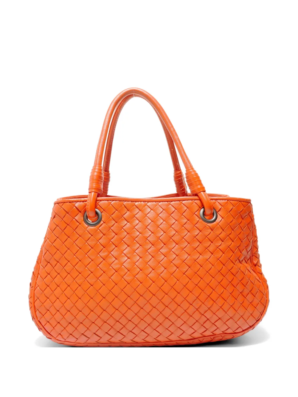 Bottega Veneta Pre-Owned 2008-2015 Intrecciato leather handbag - Orange