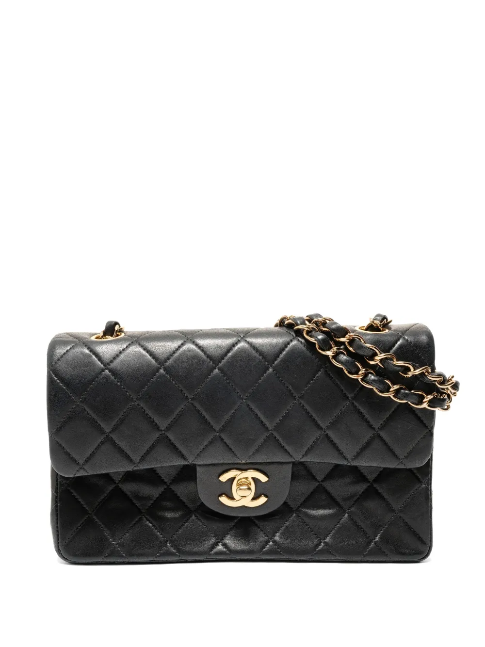 CHANEL Pre-Owned 1997-1999 Matelassé Double Flap shoulder bag - Nero