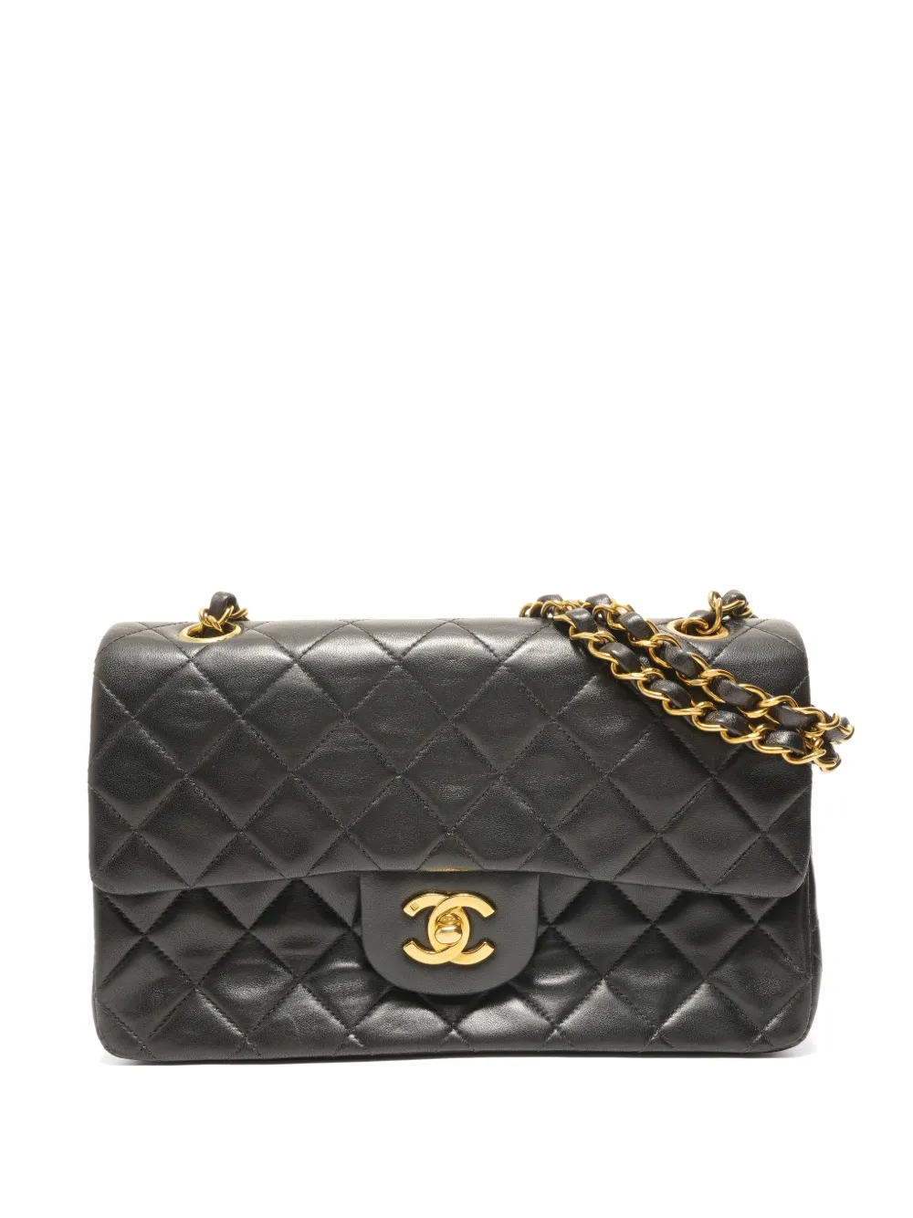 CHANEL Pre-Owned 1990-1992 Matelassé Double Flap shoulder bag - Nero