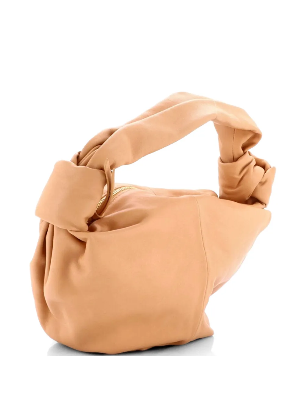 Bottega Veneta Pre-Owned Double Knot Leather Mini hobo bag - Toni neutri