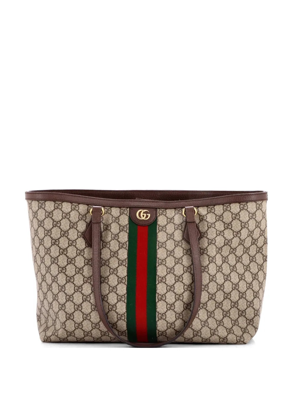 Gucci Pre-Owned Ophidia Shopping GG Coated Canvas Medium tote bag - Marrone