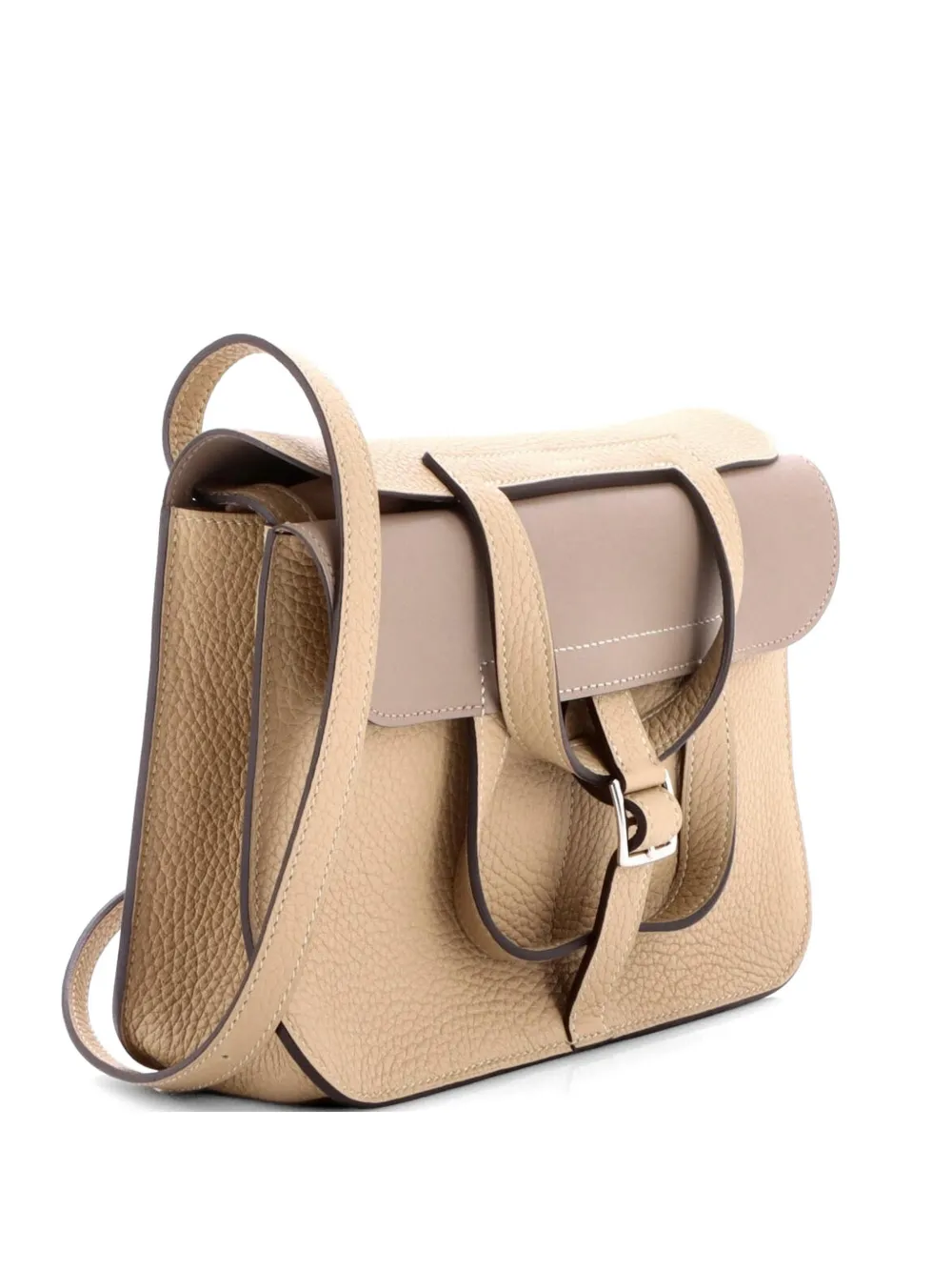 Hermès Pre-Owned Halzan Bag Verso Clemence 25 shoulder bag - Toni neutri