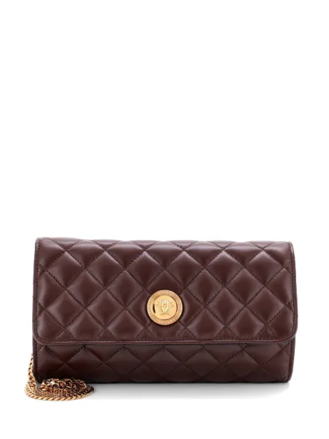 Versace Pre-Owned bolsa crossbody Icon de piel capitonada con cadena