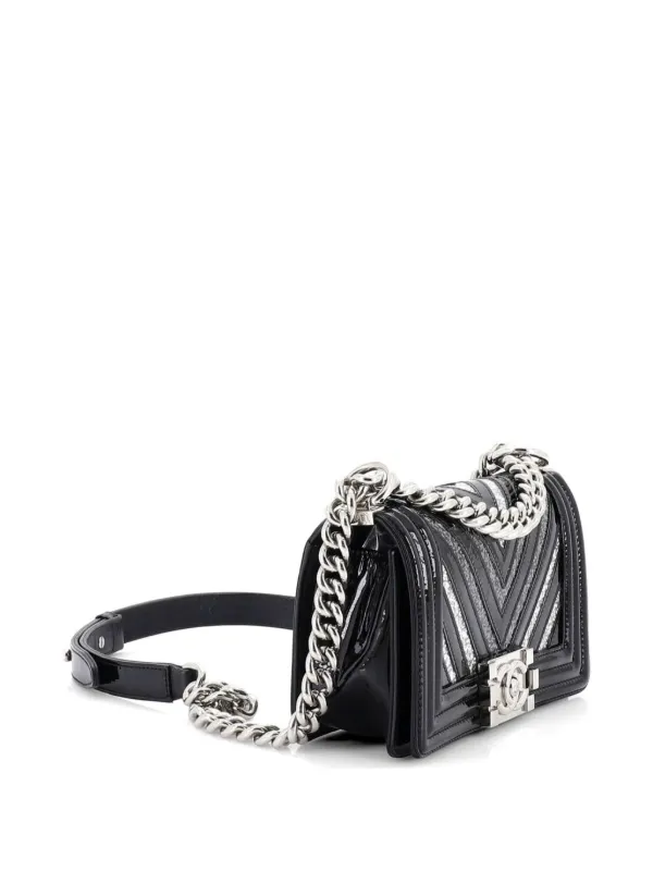 CHANEL Pre-Owned ボーイ スモール ショルダーバッグ | ブラック 