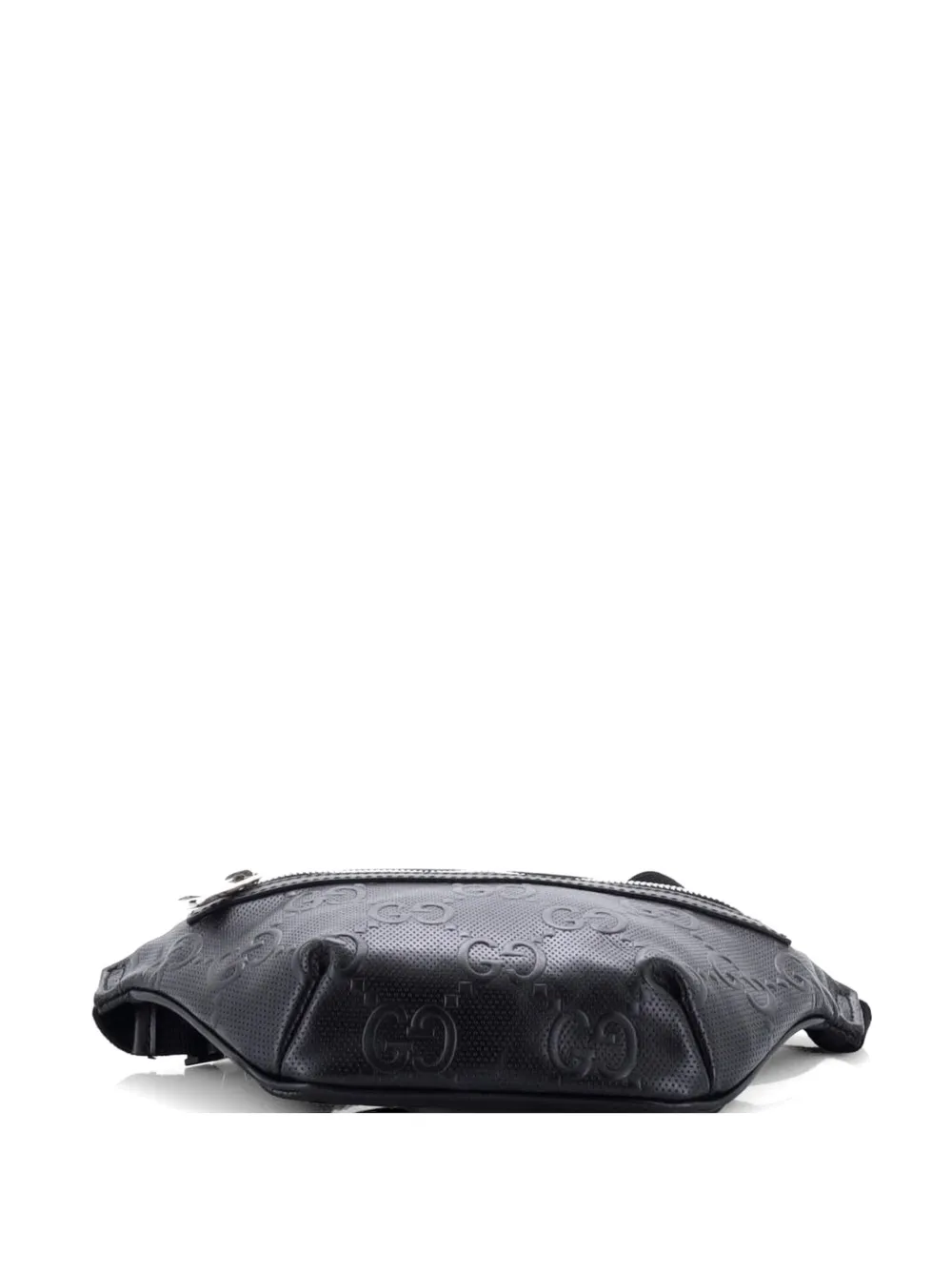 Gucci Pre-Owned GG Embossed Perforated Leather Small belt bag - Schwarz