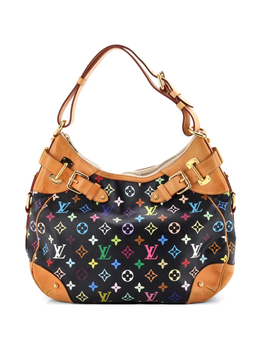 Louis Vuitton Pre-Owned Greta Handbag Monogram Multicolor hobo bag - Nero