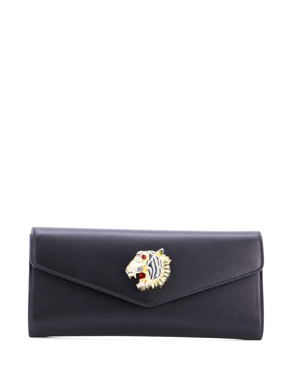 Gucci Pre-Owned Rajah Broadway Leather clutch bag - Schwarz