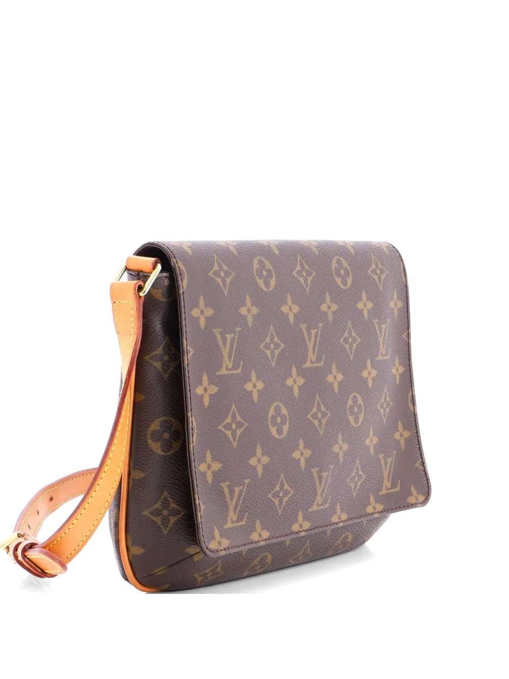 Louis Vuitton Pre-Owned Musette Tango Handbag Monogram Canvas shoulder bag - Marrone