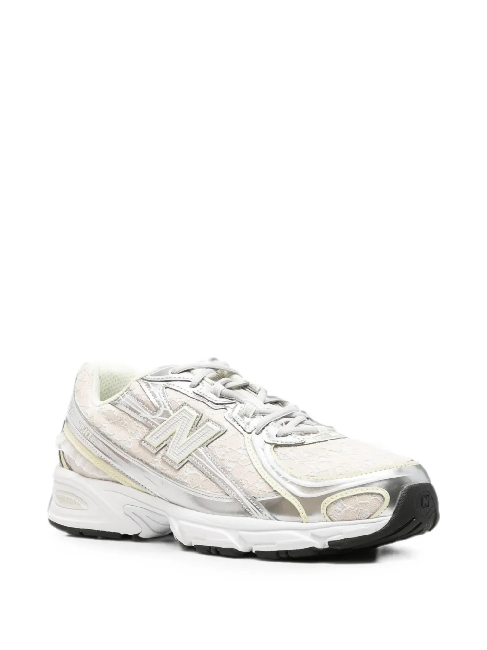 New Balance 740 metallic sneakers Beige