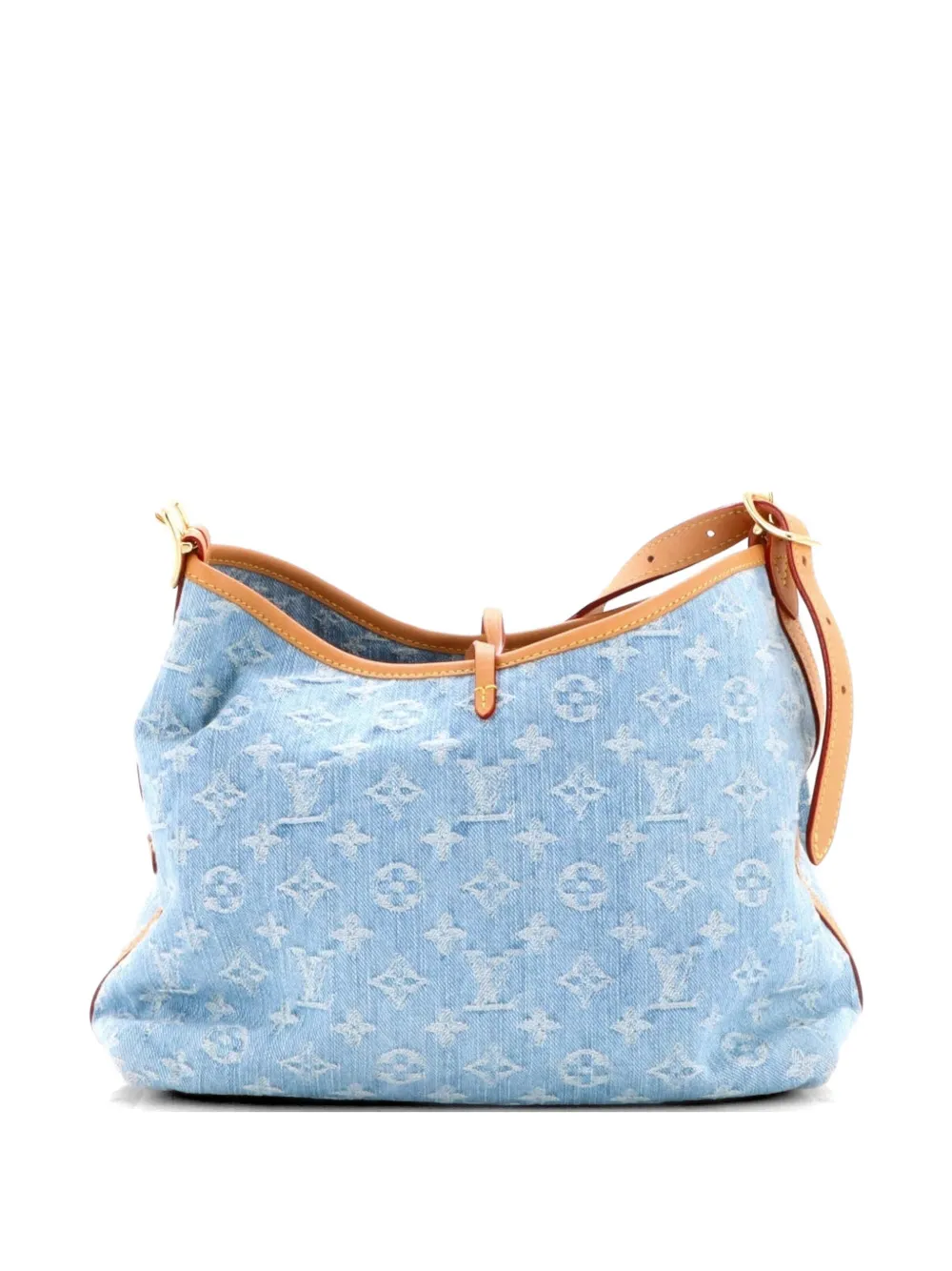 Louis Vuitton Pre-Owned CarryAll Monogram Denim PM hobo bag - Blau