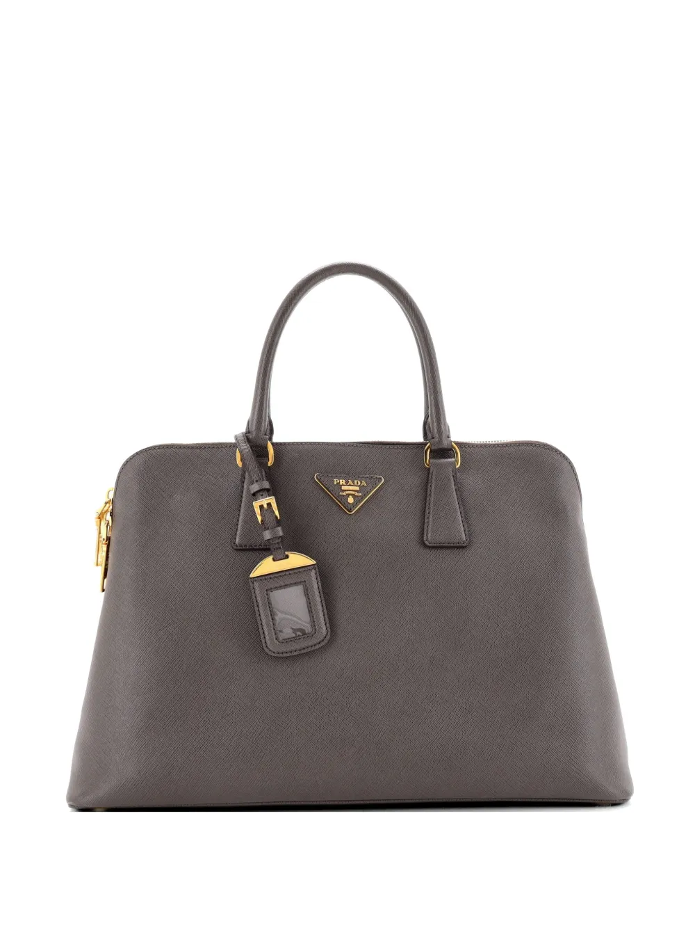 Prada Pre-Owned Promenade Bag Saffiano Leather Large handbag - Grey