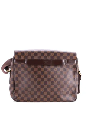 LOUIS VUITTON ダミエ メッセンジャーバッグMMダミエ　本物 Louis Vuitton Pre-Owned ディストリクト メッセンジャーバッグ ダミエ