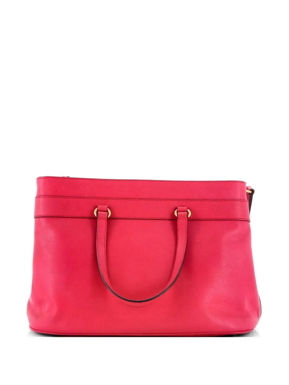 Gucci Pre-Owned Bright Bit Convertible Leather Medium tote bag - Rosa