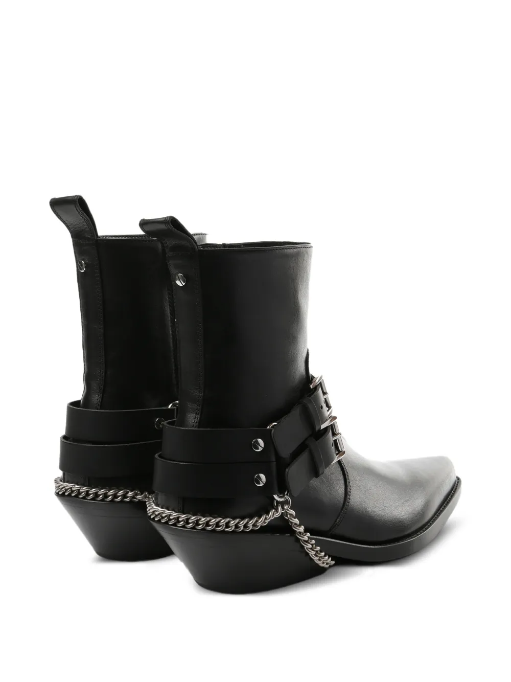  Ann Demeulemeester Botines Kiril Santiags - Negro 