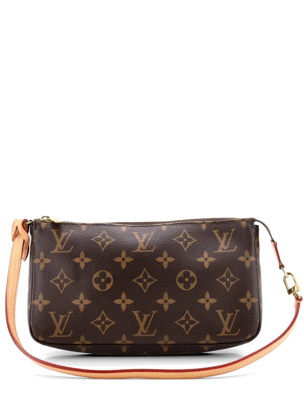 Louis Vuitton Pre-Owned Pochette Accessoires NM Clutch aus Canvas mit Monogramm - Braun