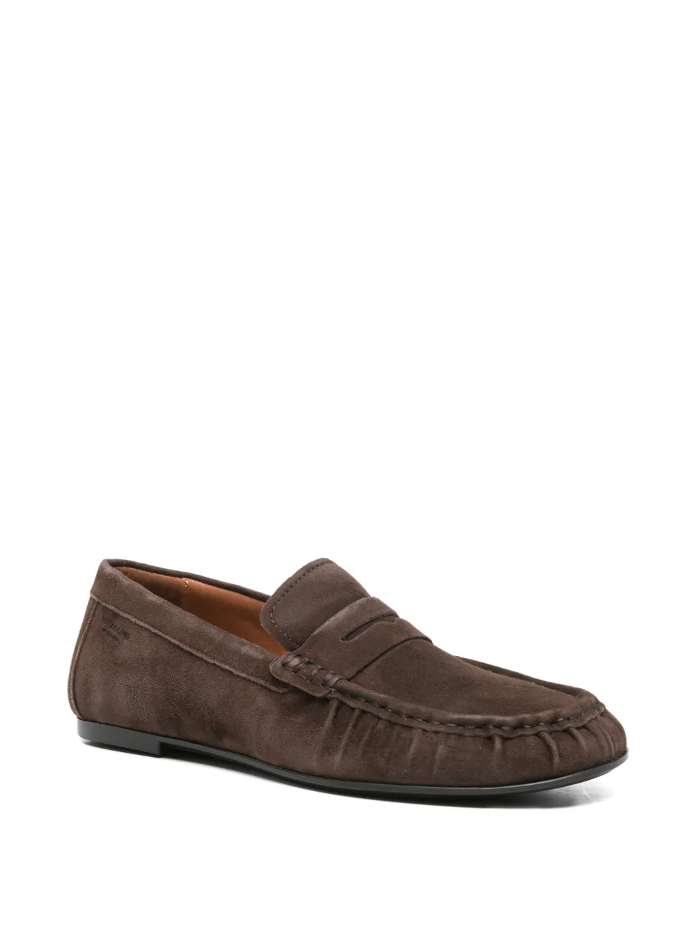 VAGABOND Aleya suède penny loafers Bruin