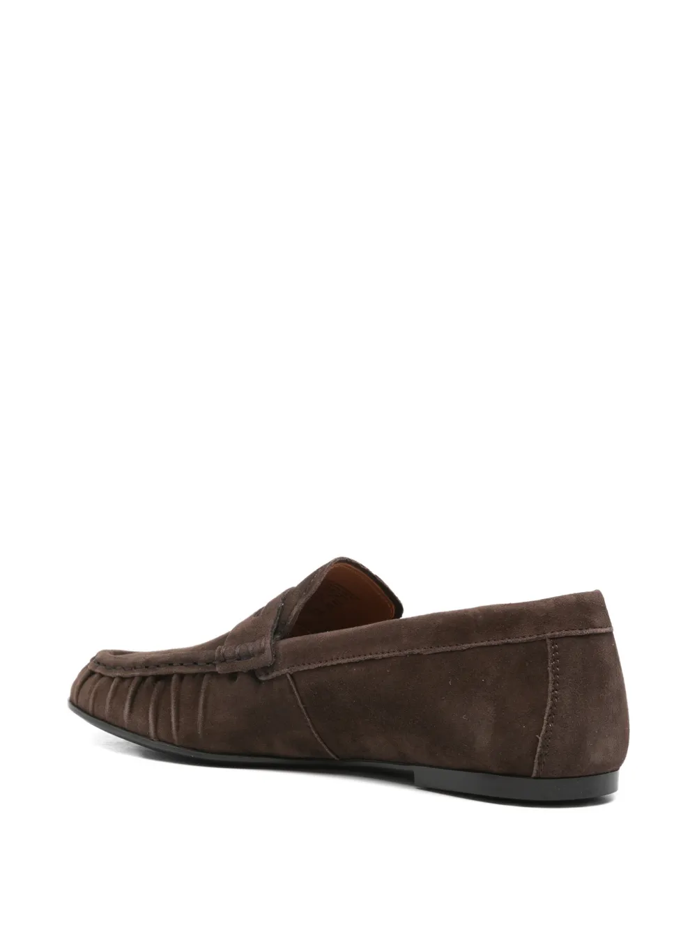 VAGABOND Aleya suède penny loafers Bruin
