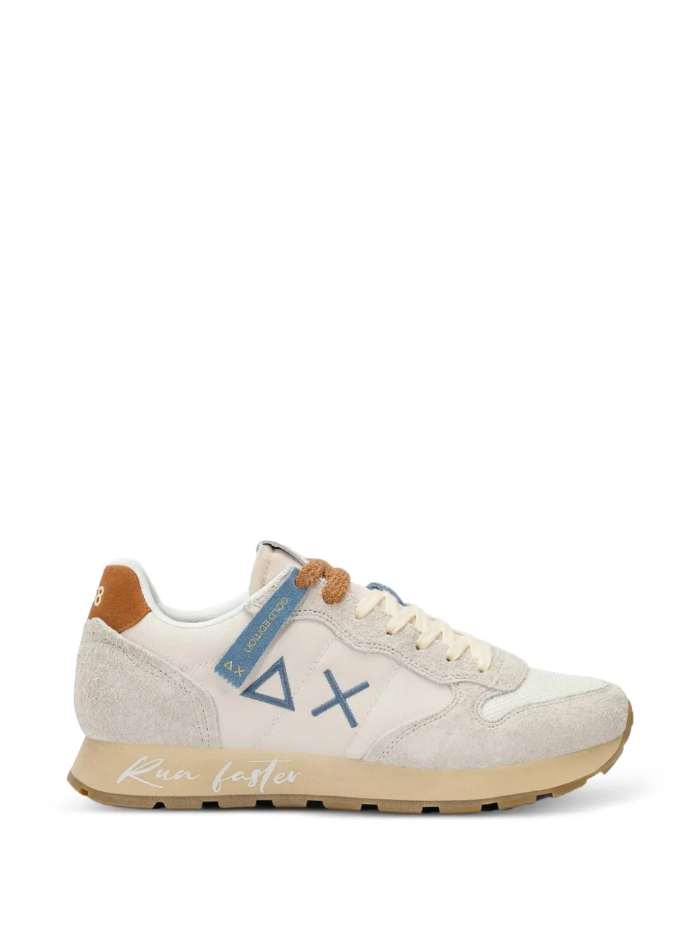 Sun68 Tom panelled suede-trim sneakers - Toni neutri