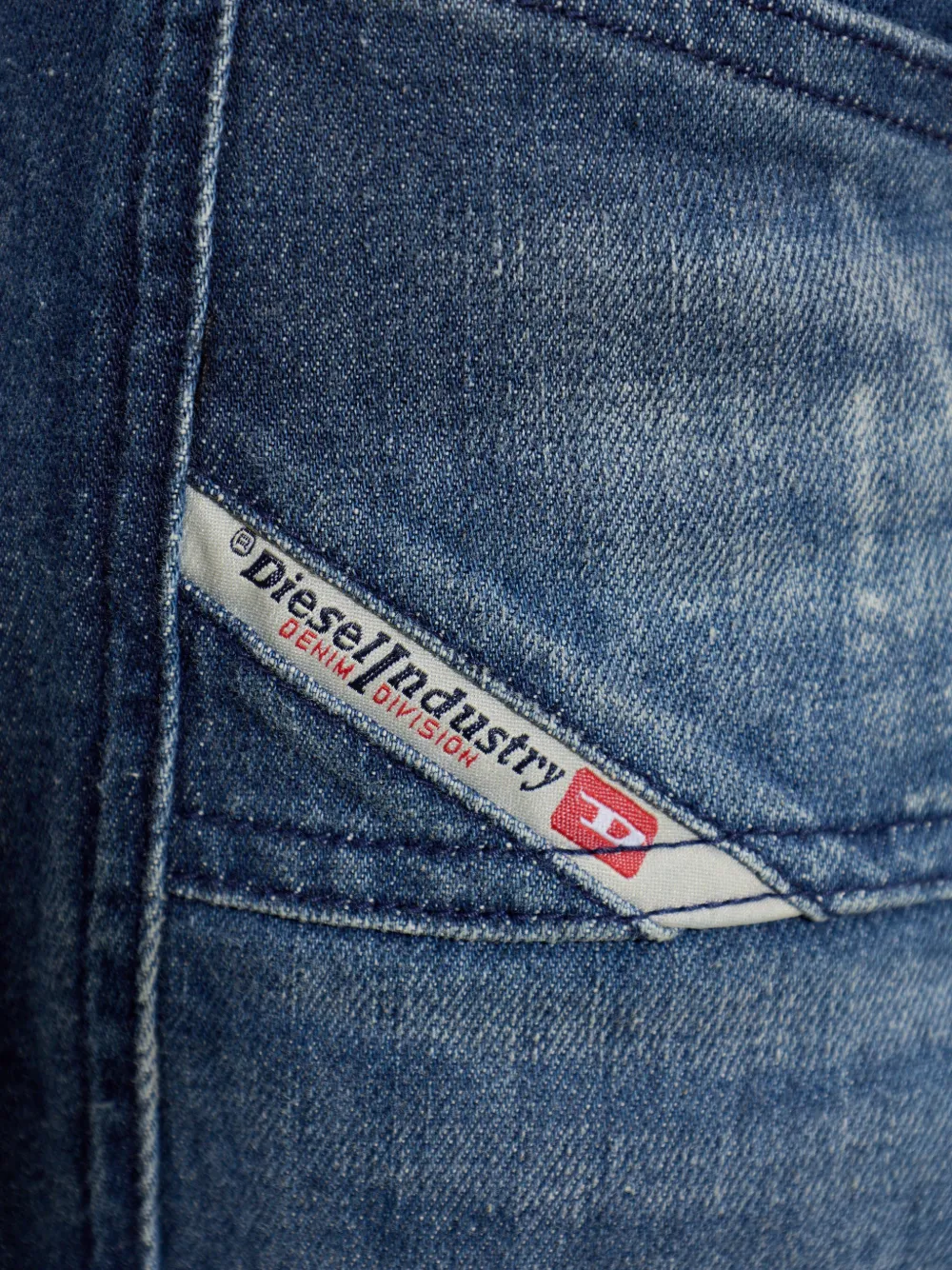 Diesel D-Hush flared jeans Blauw
