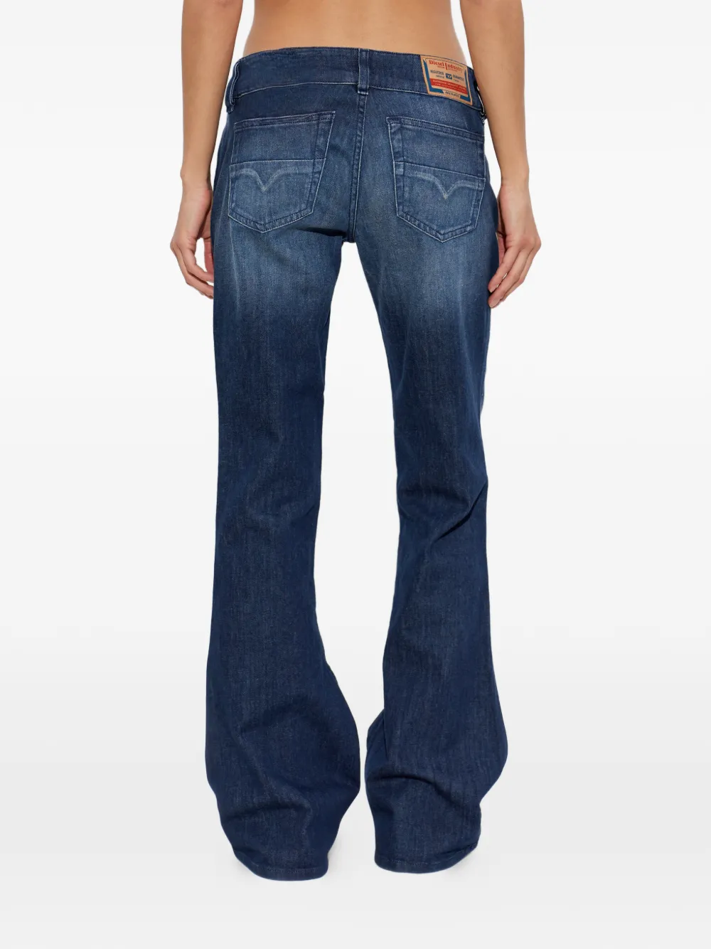 Diesel D-Hush flared jeans Blauw
