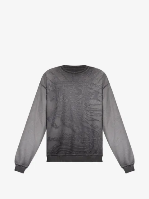 Diesel dévoré-effect sweatshirt