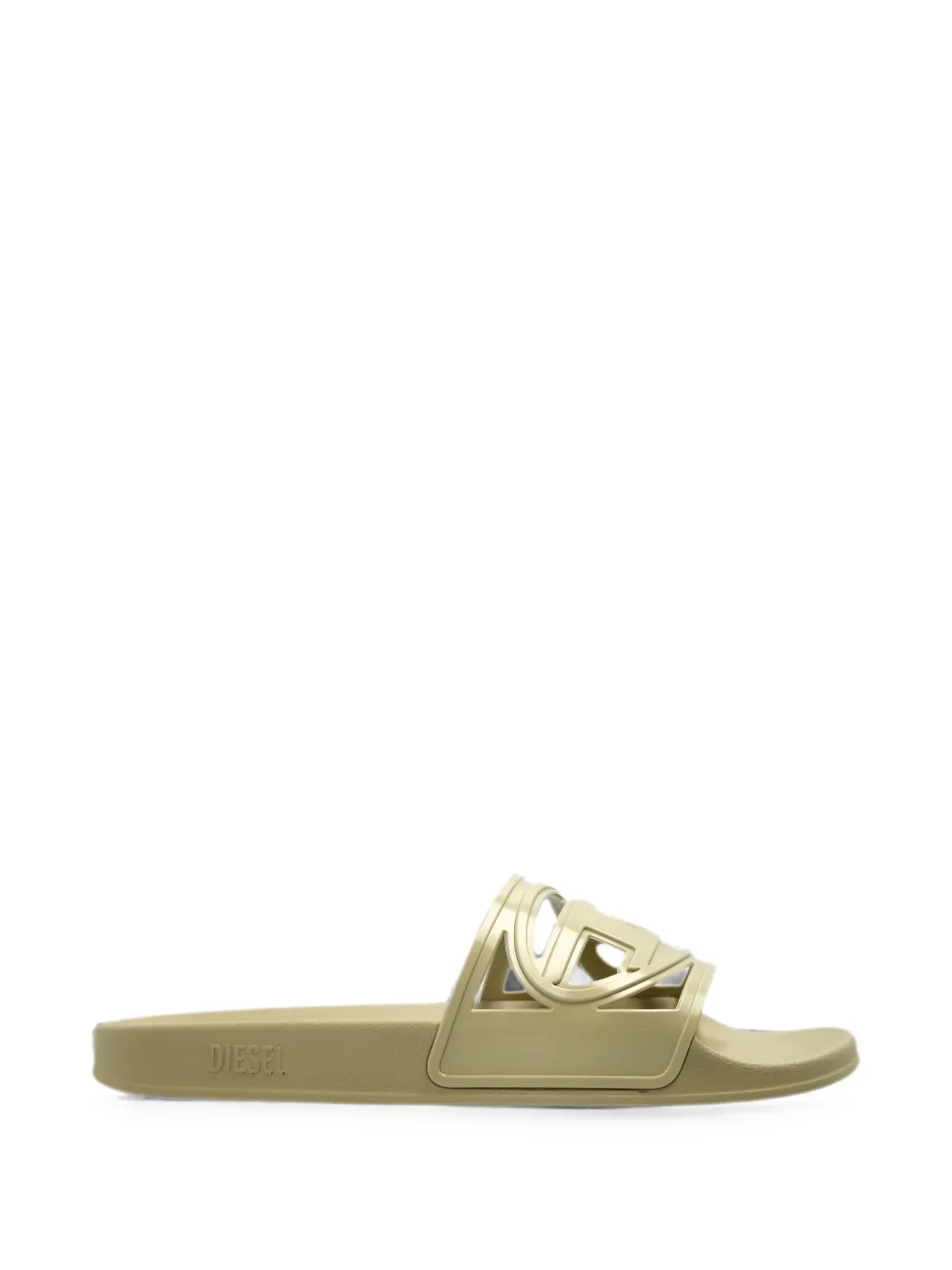 Diesel Sa-Clyde cut-out slides - Verde