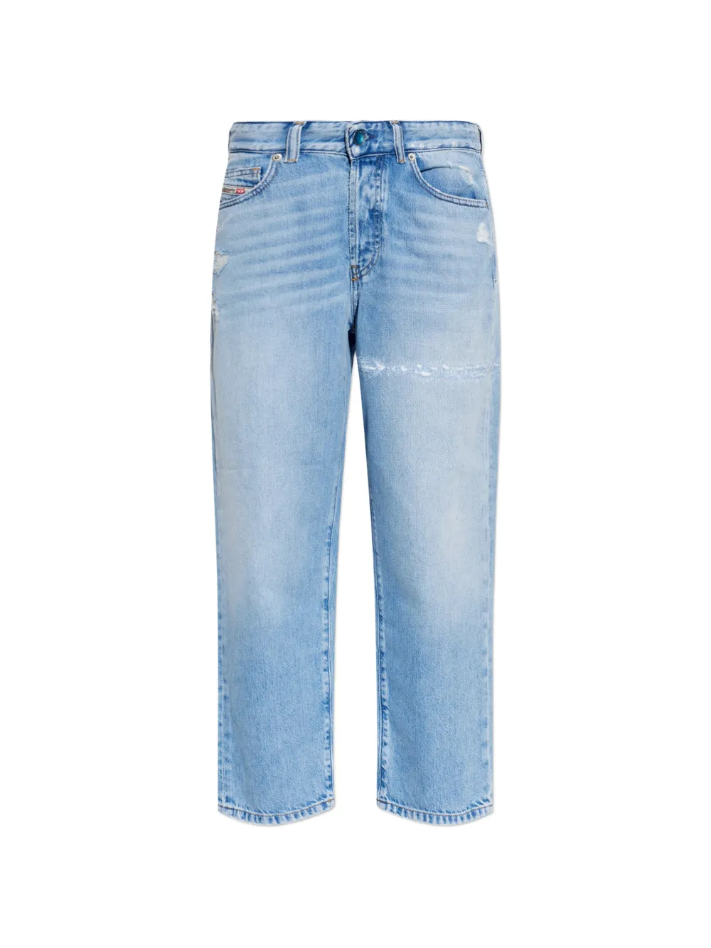 Diesel 1981 D-Went distressed jeans - Blu