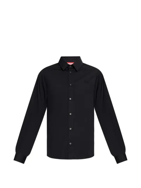 Diesel S-Kinny-Epcl logo-embroidered shirt