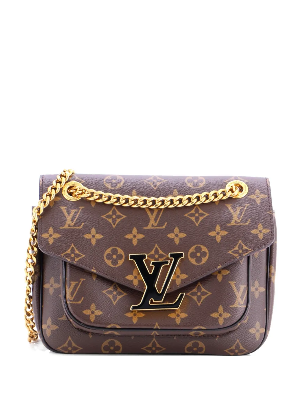 Louis Vuitton Pre-Owned Passy Handbag Monogram Canvas crossbody bag - Marrone