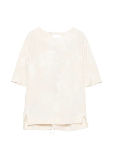 Department 5 Isley floral-detail open-back blouse
