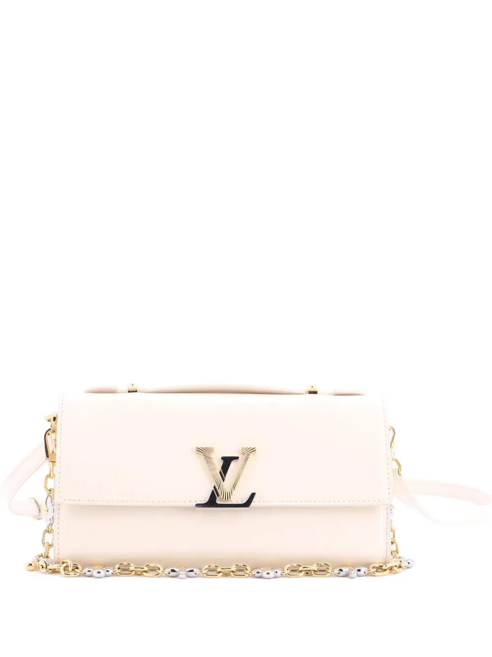 Louis Vuitton Pre-Owned Wallet on Chain Capucines Leather clutch bag - Neutrals