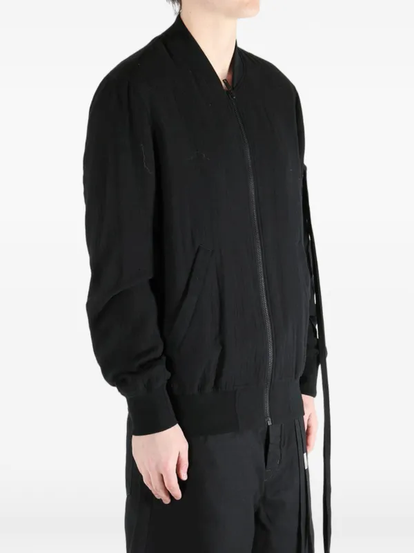 Ann Demeulemeester Dries zip-up Bomber Jacket | Black | FARFETCH