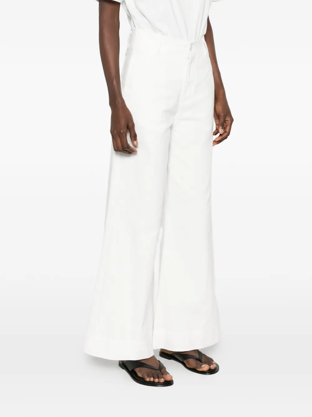 Eleh High waist broek Wit
